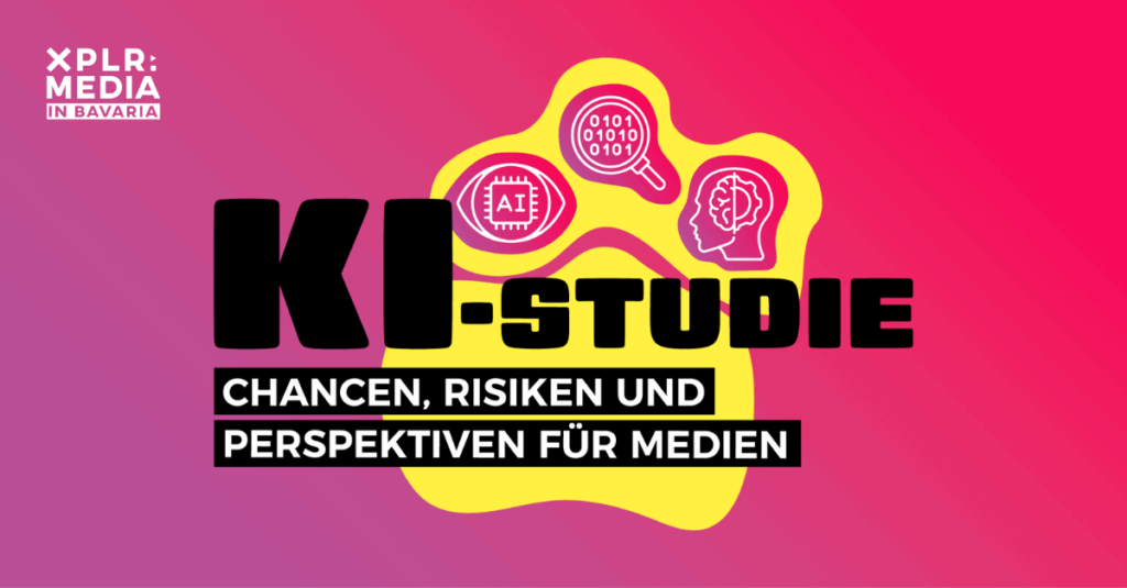 KI-Studie_Chancen, Risiken und Perspektiven für Medien_Visual_1200 x 627 px